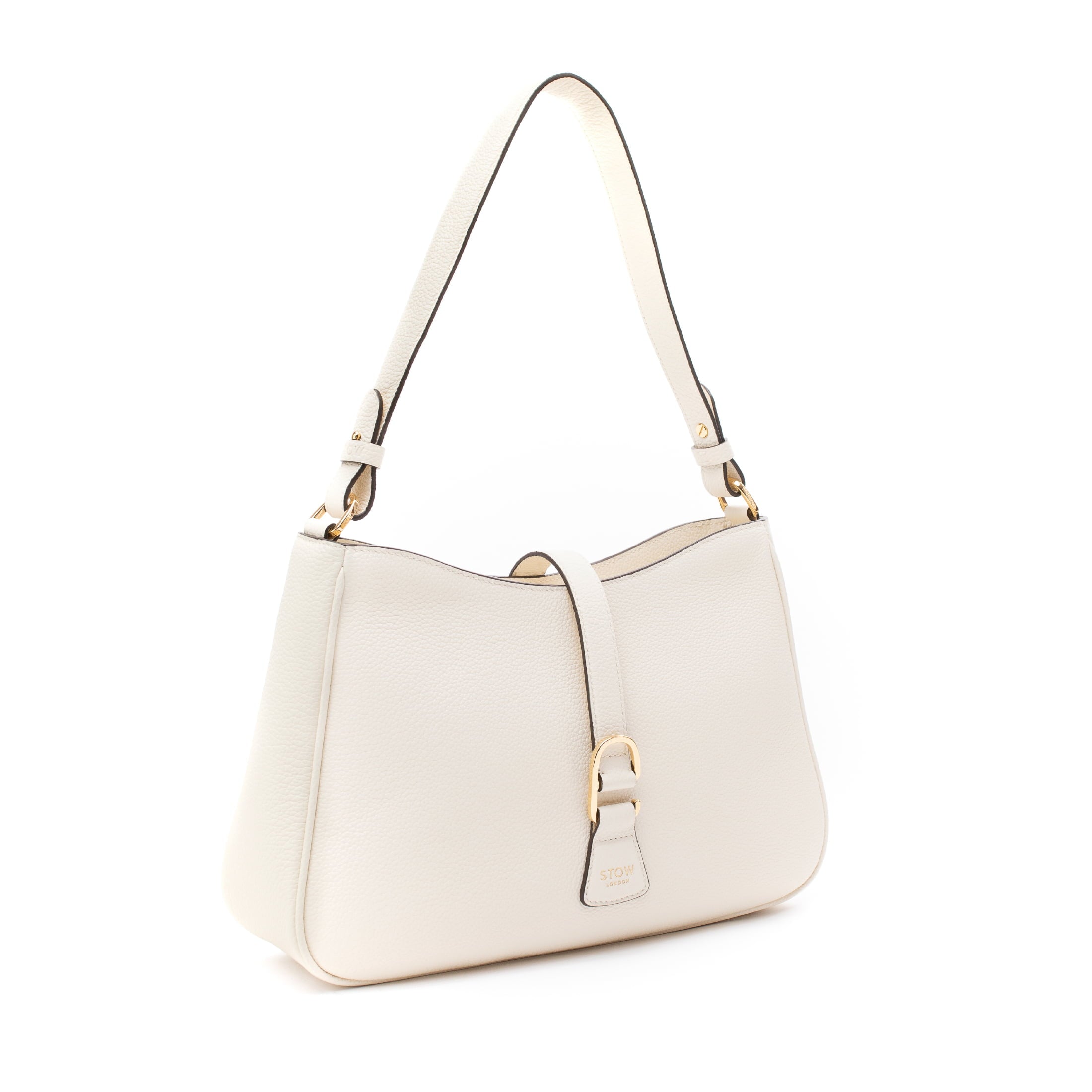 STOW London Beth Shoulder bag in Spring Moon leather