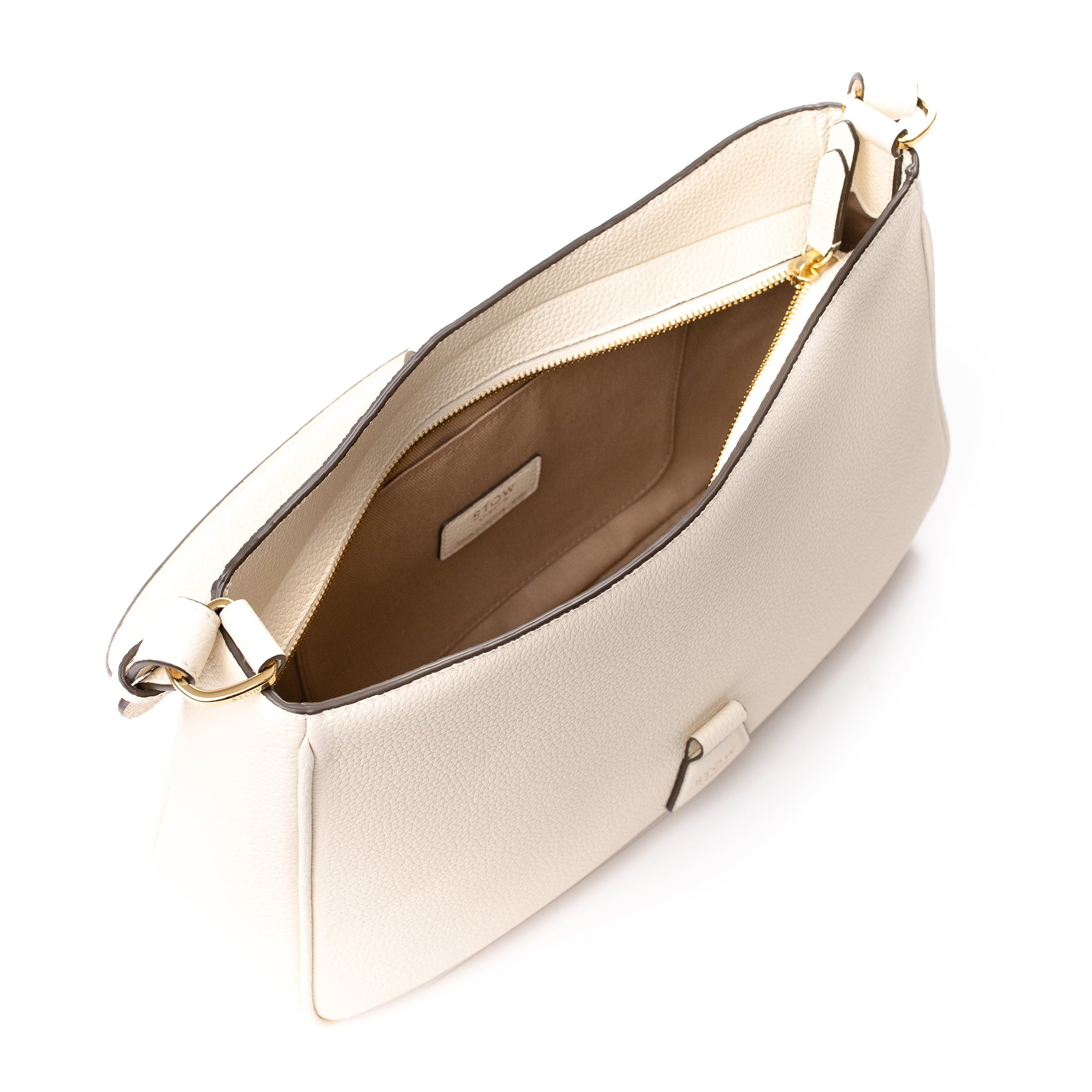 STOW London Beth Shoulder bag in Spring Moon leather