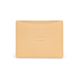 STOW Leather Cardholder in Almond colour
