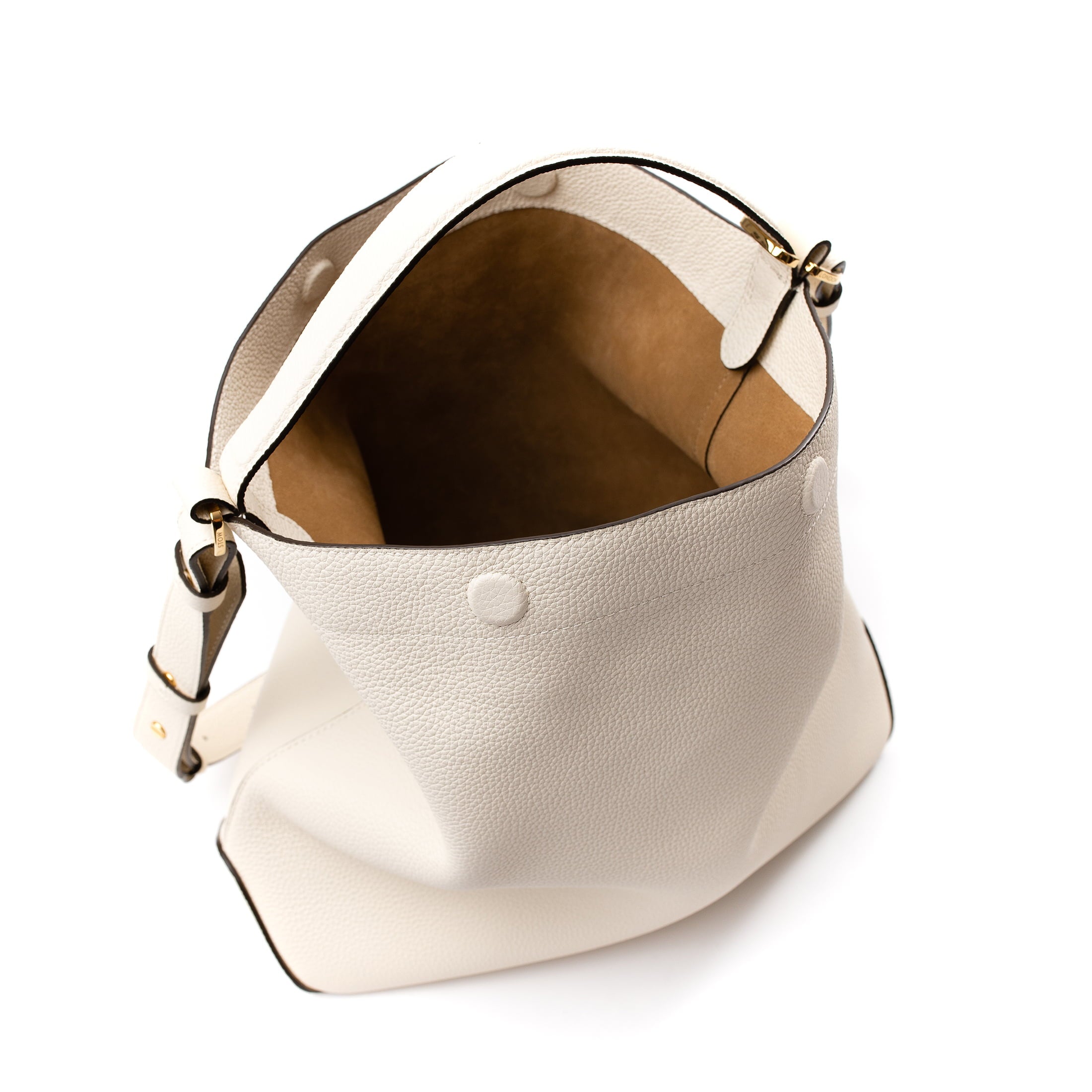 STOW London Curve Bag in Spring Moon leather