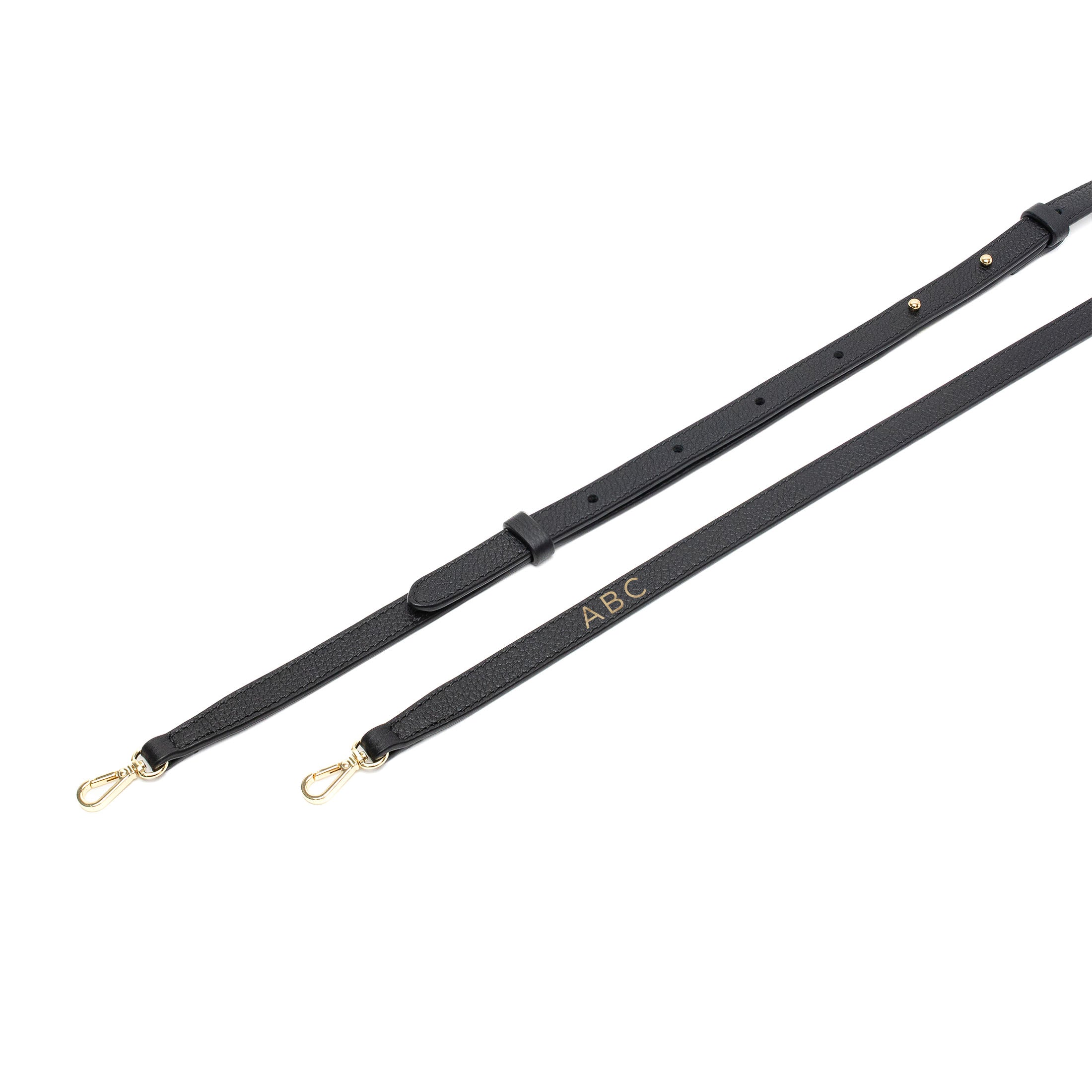 Mini Curve Crossbody-Gurt aus Leder