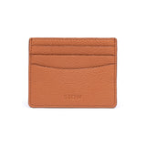 STOW Leather Cardholder in Earth Tan colour.