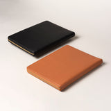 tech folio leather black and almond