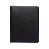 tech folio leather cover black