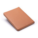 tech folio leather case earth tan