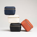 STOW Hester Jewellery Cases in Black, Clay Orange, Navy and Spring Moon colours.