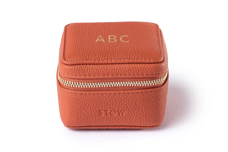 Stowe Round Coin Pouch | Brandy | Fine Leather Goods | American Leather Co.