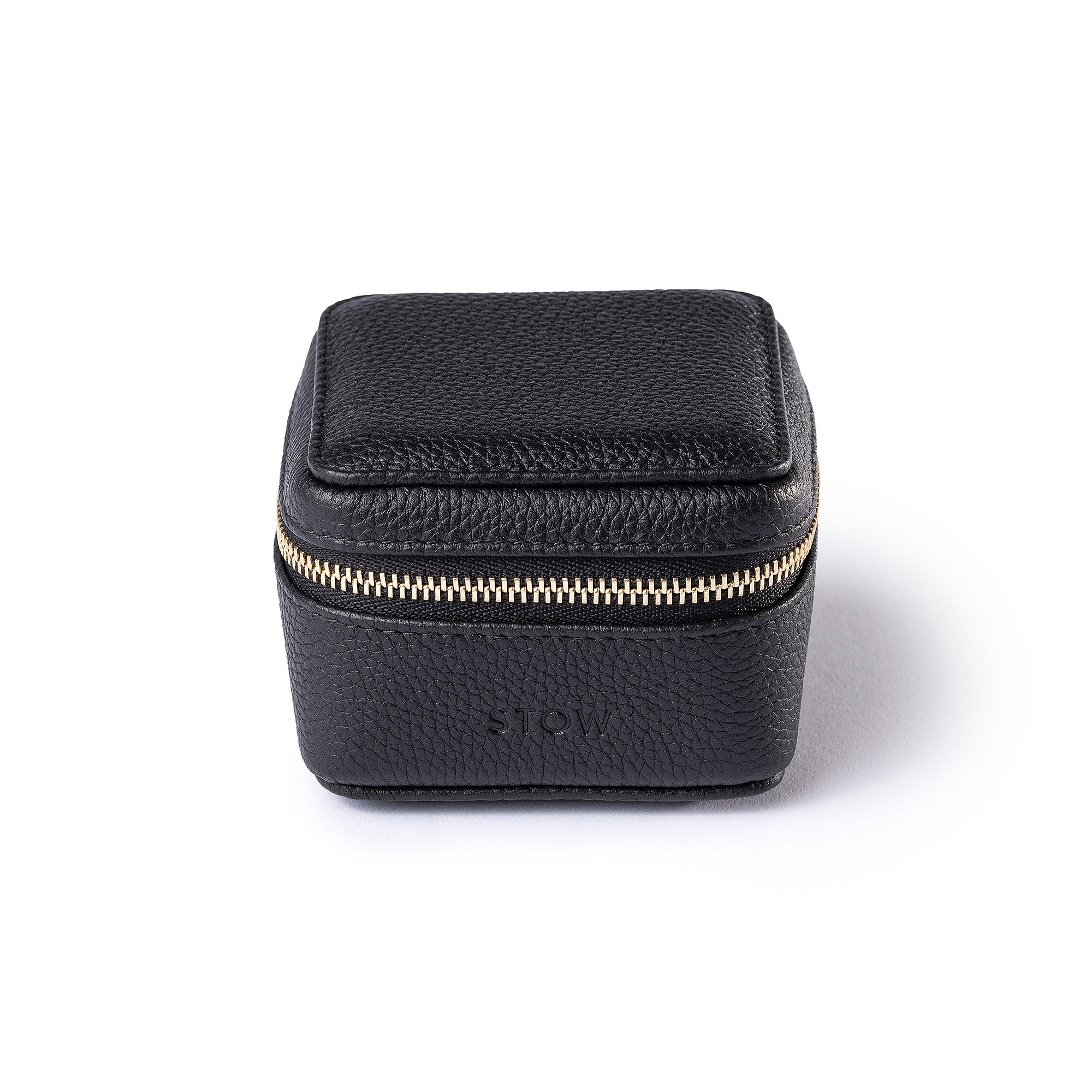 STOW London Hester Essentials Case in Black leather