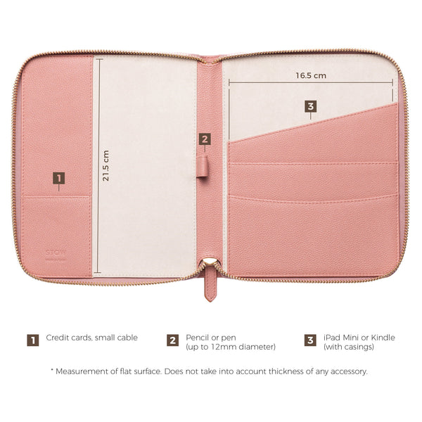 Blush pink first class tech case 