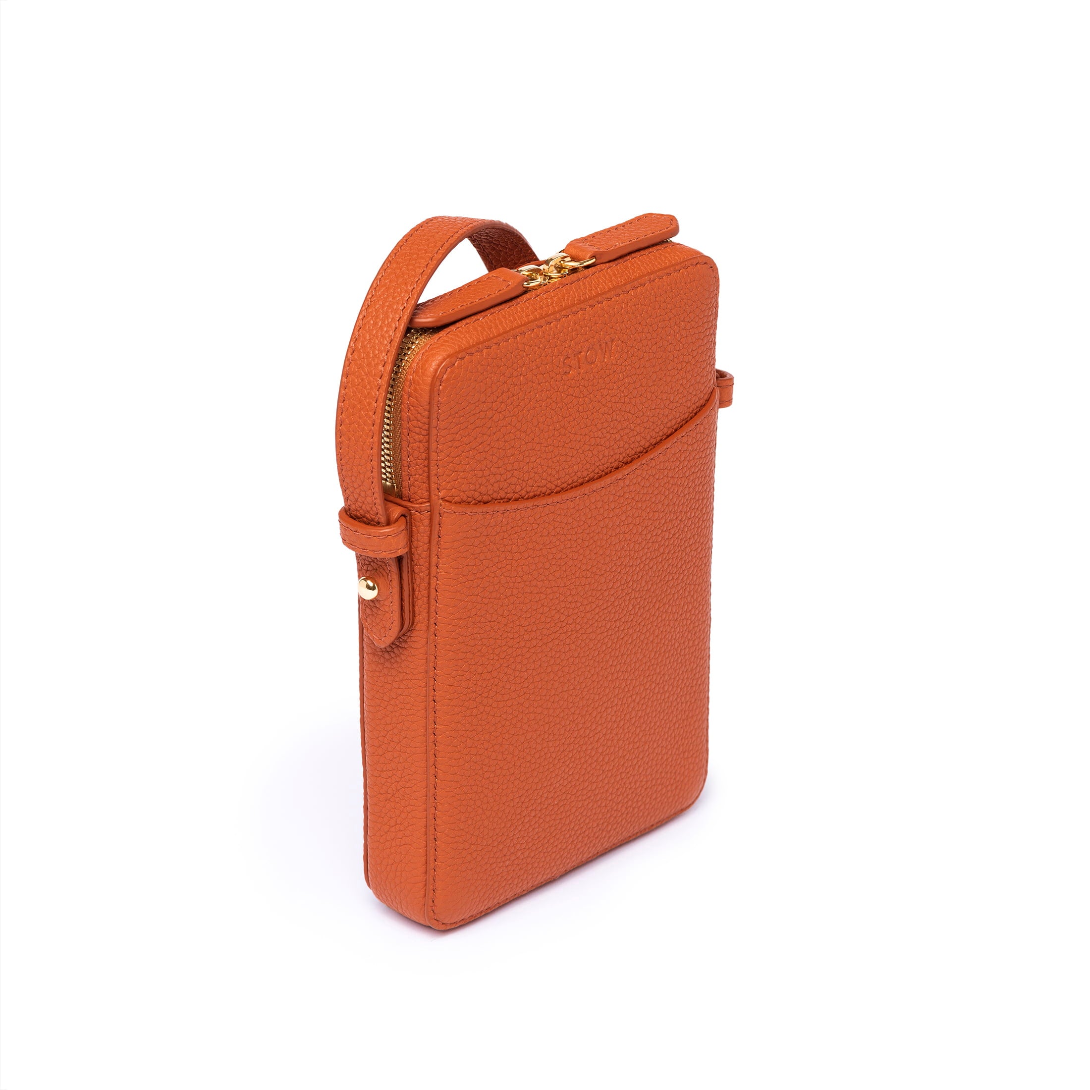 STOW London Clay Orange Phone Crossbody