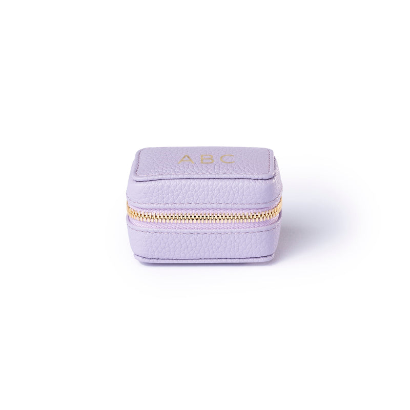 Wild Lavender Leather Ring Box