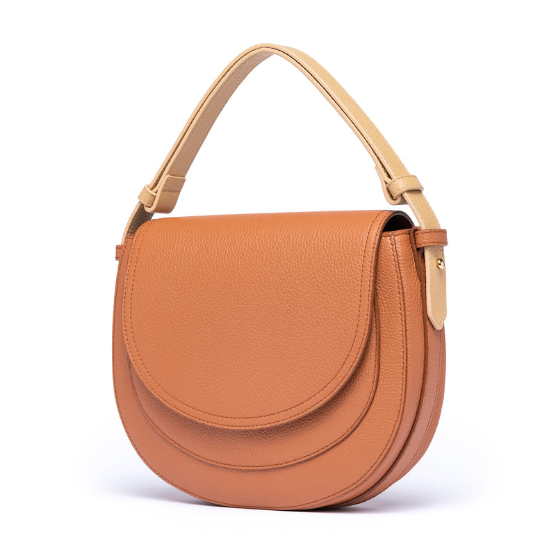 Touch of Almond Saddle Bag