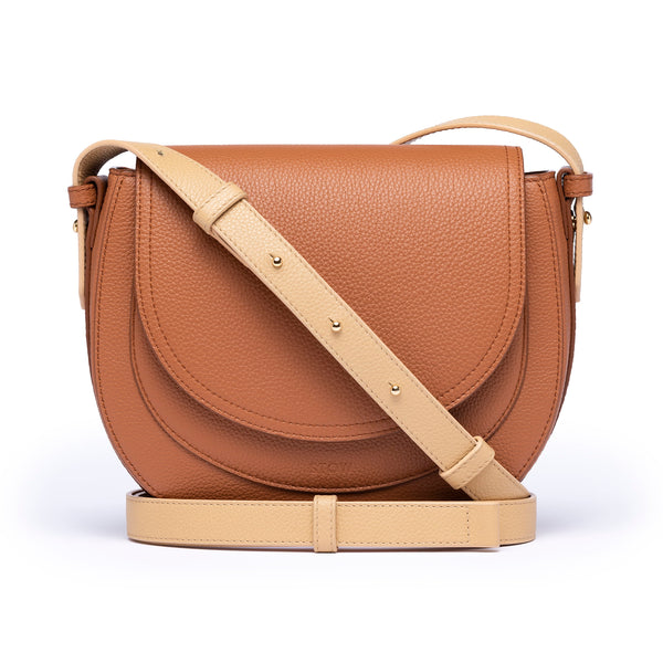 Touch of Almond Saddle Bag