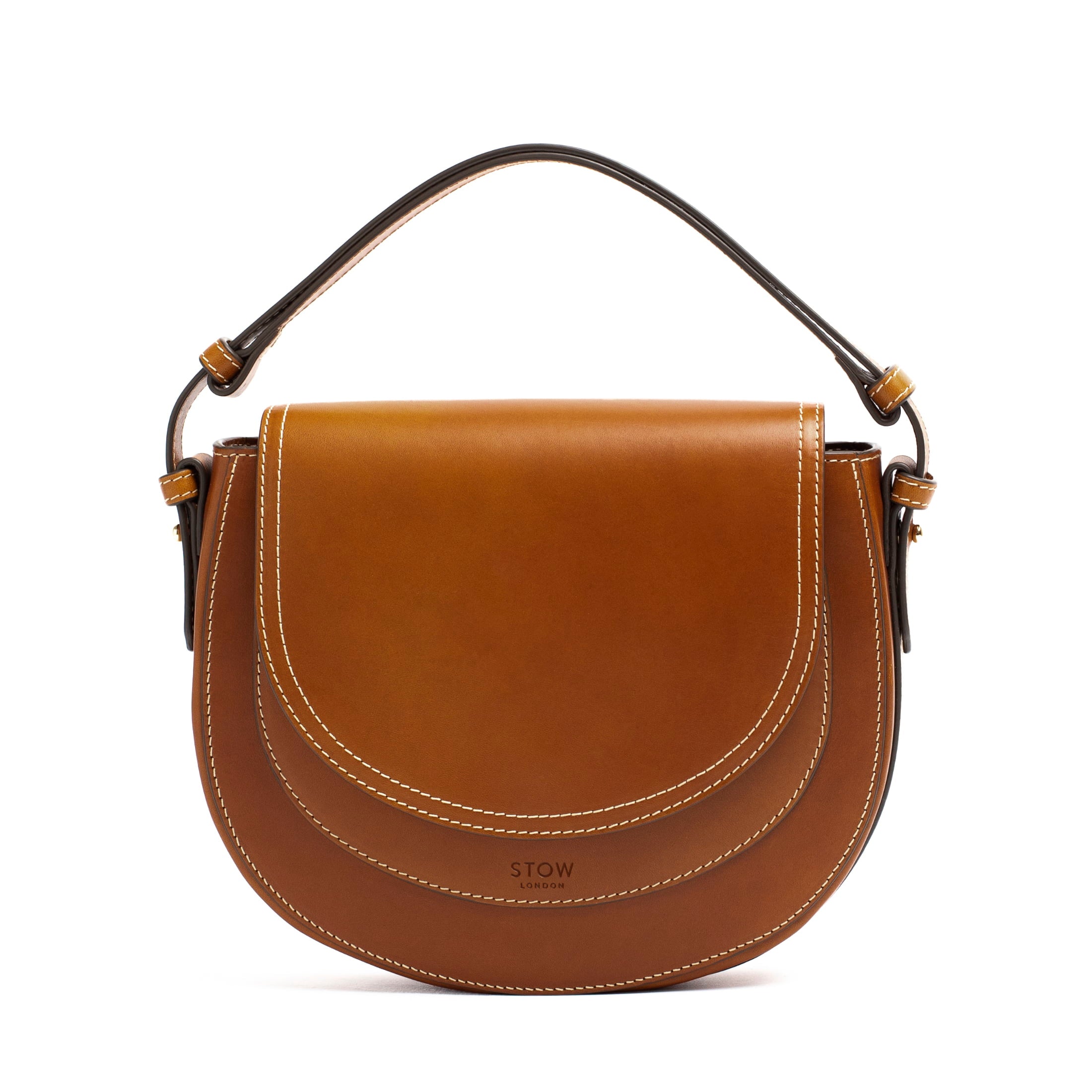 Tan leather saddle bag uk sale