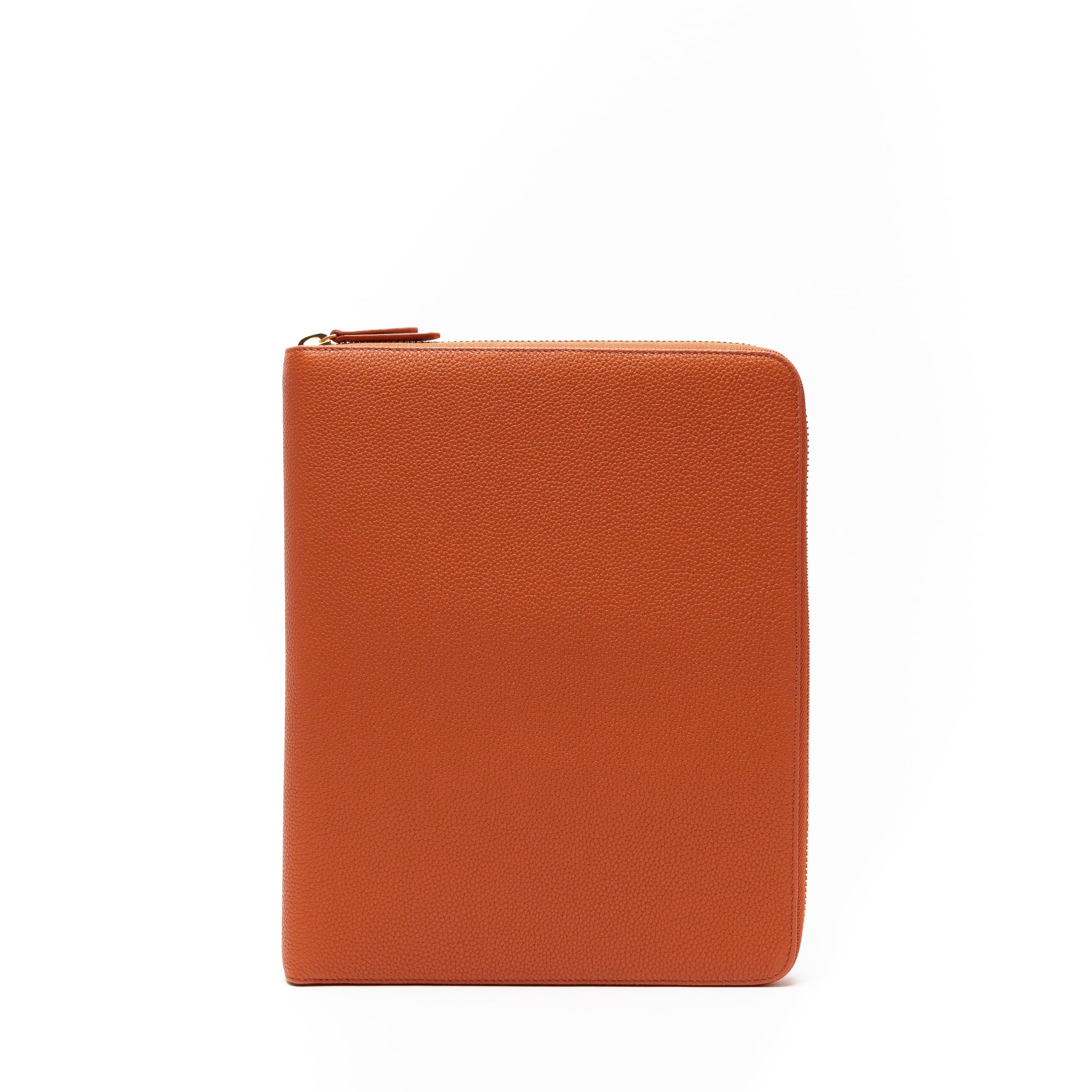 STOW London World Class Folio in Clay Orange